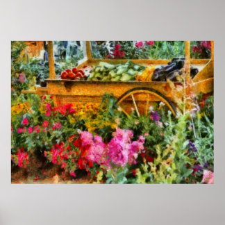 Land - Am Markt für Bauern Poster