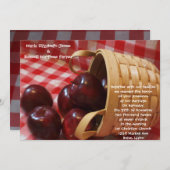 Land-Apple Wedding Einladung (Vorne/Hinten)