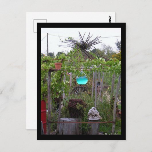 Land Art Postkarte (Vorne/Hinten)