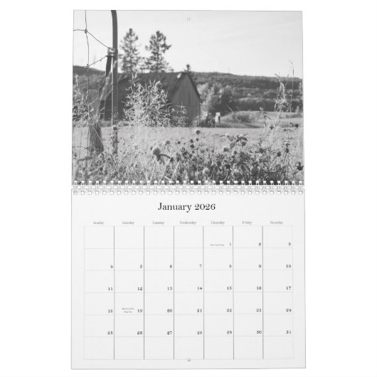 Land b&w 2011 Kalender (Jan 2026)