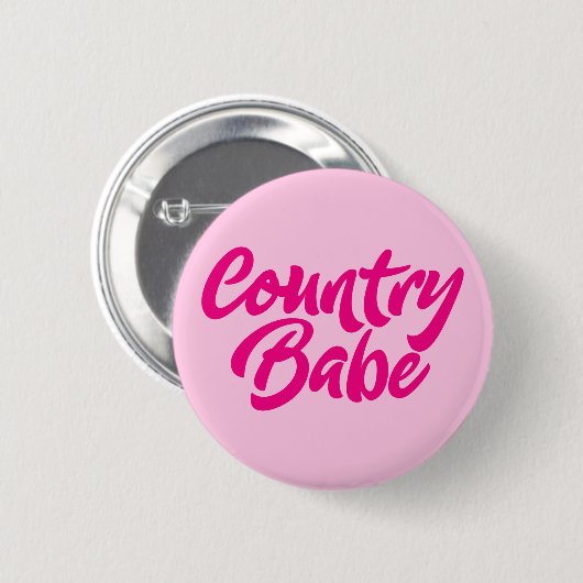 Land Babe. Button (Vorne & Hinten)