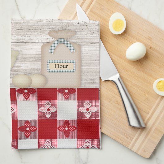 Land Backküche Handtuch (Viertel Falte)