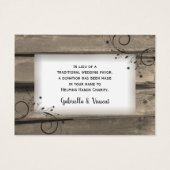 Land Barn Wood Blume Hochzeit Wohltätigkeit Gefall (Vorderseite)