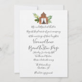 Land-Bauernhof-Scheunen-Hochzeits-Einladung Einladung (Vorderseite)