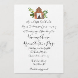 Land-Bauernhof-Scheunen-Hochzeits-Einladung Einladung