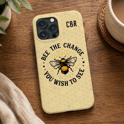 Land Bee the Change Honeycomb Case-Mate iPhone Hülle
