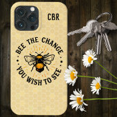 Land Bee the Change Honeycomb Case-Mate iPhone Hülle