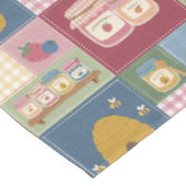 Land-Berry-Patchwork-Quilt-Muster Tischdecke (Schrägansicht)