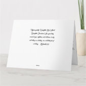 Land Betriebe Weihnachten Jesus Scriptures Big Car Karte (Rückseite)