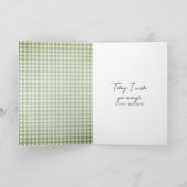 Land Birthday Daisy Bouquet Karte (Innenseite)