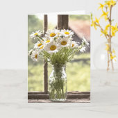 Land Birthday Daisy Bouquet Karte (Gelbe Blume)
