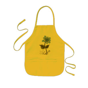 Land-Blau-Blume Kinderschürze