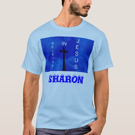 LAND BLAUER QUERT - Shirt (Vorderseite)