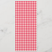 Land Blue Denim und Barb Wire 2 Menükarte (Rückseite)