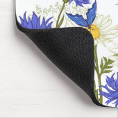 Land Blume Schmetterlinge und Ladybugs Mousepad (Ecke)