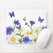 Land Blume Schmetterlinge und Ladybugs Mousepad (Mit Mouse)