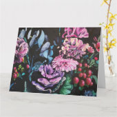 Land Blumen Grußkarte mit Falz Karte (Gelbe Blume)