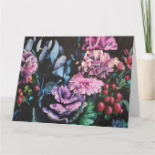 Land Blumen Grußkarte mit Falz Karte (Vorderseite)