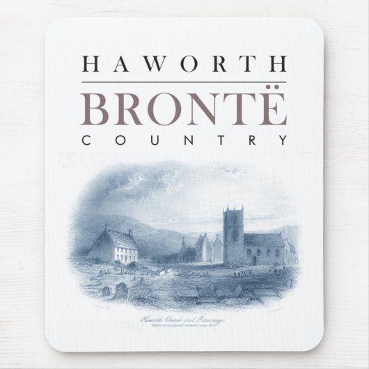 Land Bronte mit Kirche und Parsony Mousepad (Vorne)