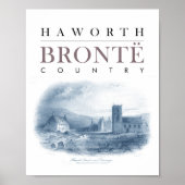 Land Bronte mit Kirche und Parsony Poster (Vorne)