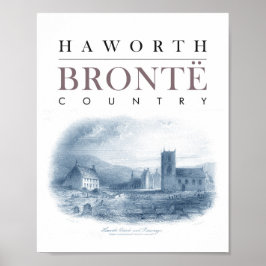 Land Bronte mit Kirche und Parsony Poster
