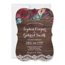 Land Burgund Marine Blumenstrasse | Hochzeit von H