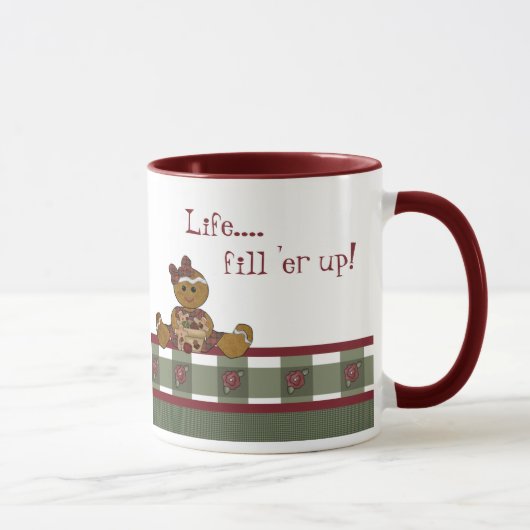 Land-Charme-Keramik-Küchen-Tasse Tasse (Rechts)