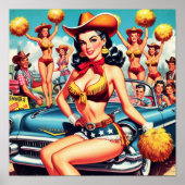 Land Cheerleader Button-up Poster (Vorne)