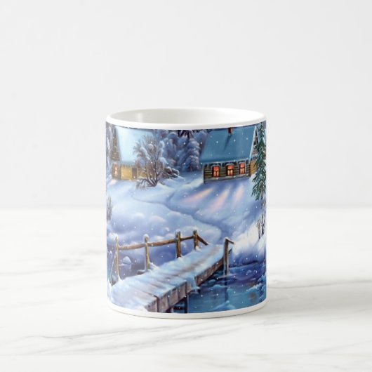 Land Chistmas Tasse (Mittel)