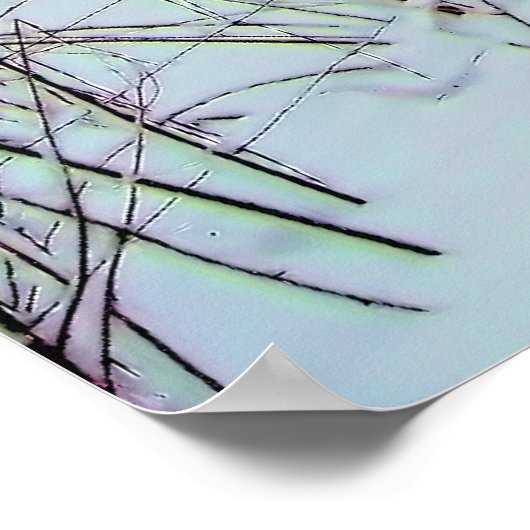 Land Cold Poster (Ecke)