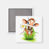 Land Cow Magnet (Vorderseite/Rückseite)