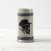 Land-Cowboy-Schädel-Bierstein-Tasse Bierglas (Mittel)