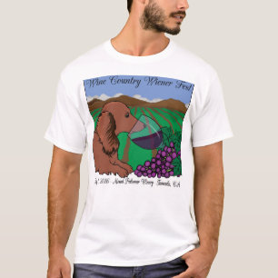 Land-Dackelfest-T - Shirt des Wein-2016 auf Weiß