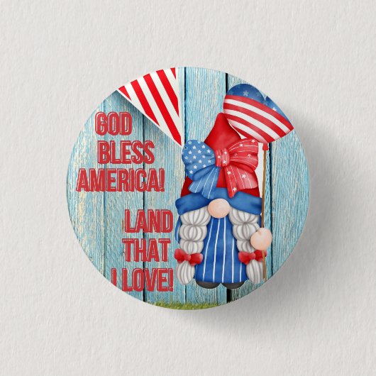 Land, das ich Liebe habe Button (Vorderseite)