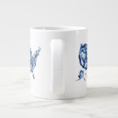 Land, das ich Liebe habe - Karte der Staaten Jumbo-Tasse (Rückseite)