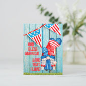 Land, das ich Liebe habe Postkarte (Stehend Vorderseite)