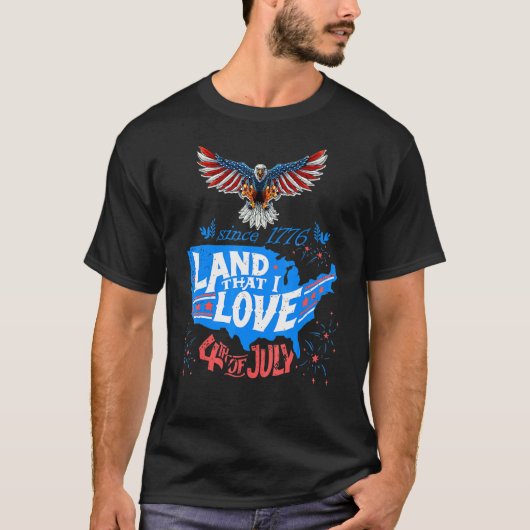 Land, das ich Liebe T-Shirt (Vorderseite)