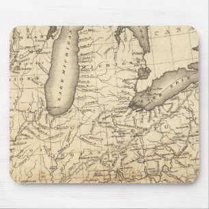 Land, das von der Abteilung Mississippi Ost entwä Mousepad