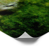 Land - Der alte Zaun Poster (Ecke)