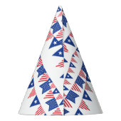 Land der Drei! 4. Juli 3. Geburtstag Partyhütchen (Rückseite)