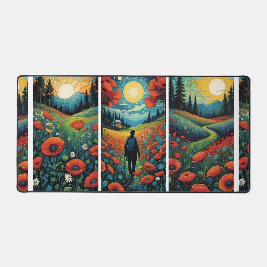 Land der drei Sonnen Schreibtischunterlage (Vorderseite)