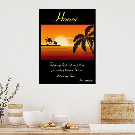 Land der Ehrenzeichen 3 Poster (Küche)