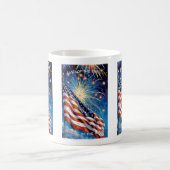Land der Freie... 'Merica Kaffeetasse (Mittel)