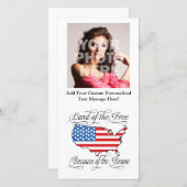 Land der Freie wegen des schönen Patriotischen USA (Vorne/Hinten)