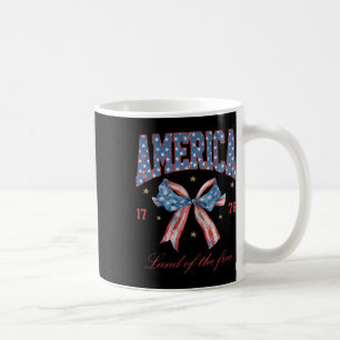 Land der freien 1776 Adler 4. Juli Frauen Kaffeetasse