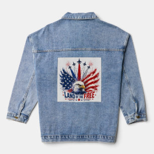 Land der Freien, 250 Jahre Freiheit Jeansjacke