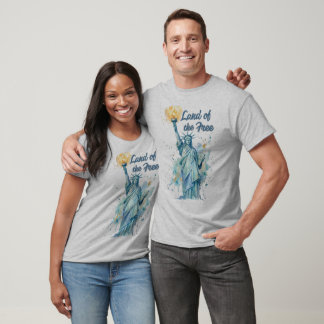 "Land der Freien - Aquarell Statue of Liberty P T-Shirt
