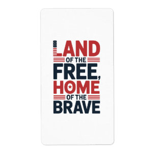 Land der Freien   Heim der Tapferen USA-Shirt