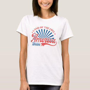 Land der Freien, Heimat der Tapferen T-Shirt