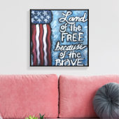 Land der freien Leinwand (Insitu (Wohnzimmer))